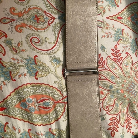 Light grey leather/mesh small/medium womens belt - Picture 1 of 5